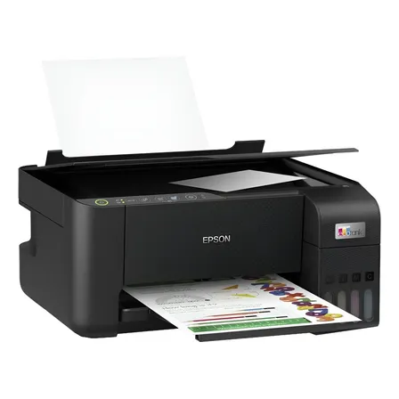 Impressora Multifuncional Tanque De Tinta Color Epson L3250 Preto