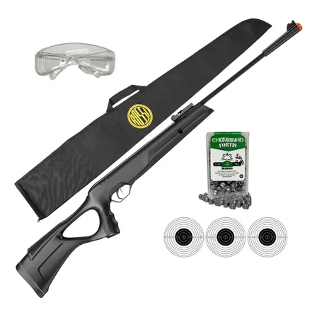 Carabina Espingarda Gásram 60kg Gr800s Blade 5,5mm Fxr Caça Preto 5.5 Mm