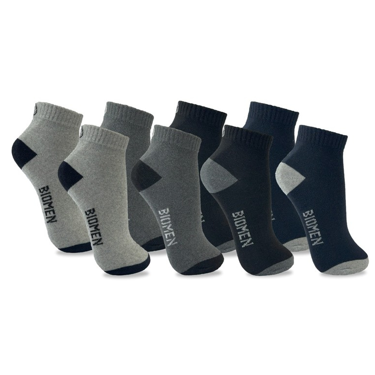 Meia Masculina Cano Curto Kit até 12 Pares Cores Sortidas MEN